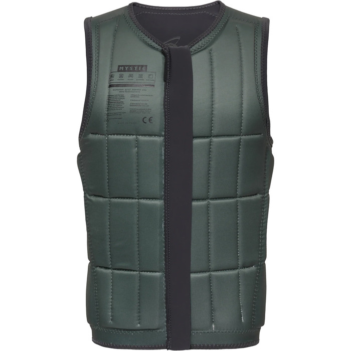 2023 Mystic Mens Anarchy Wake Impact Vest  35005.230210 - Phantom Grey